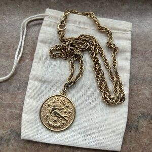 Virgo Necklace Gold
